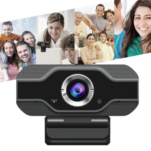 Webcam HD 1080P Microphone intégré Caméra Web intelligente Caméra de beauté en streaming USB pour ordinateur Android TV SH93251198-015