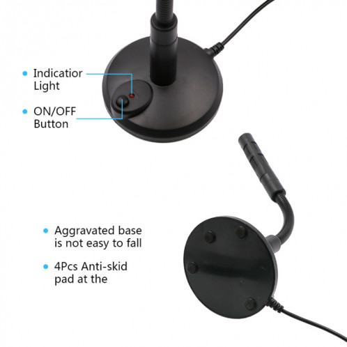 Mini micro micro changeur de voix USB micro à condensateur de jeu pour ordinateur SH955730-010