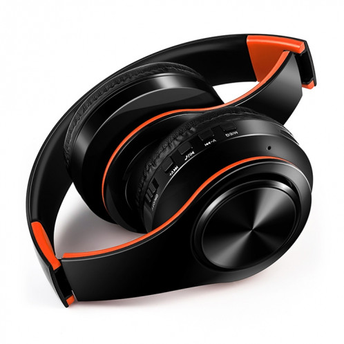 Casque Bluetooth sans fil B7 Casque pliable Écouteurs réglables avec microphone (noir rouge) SH901B516-08