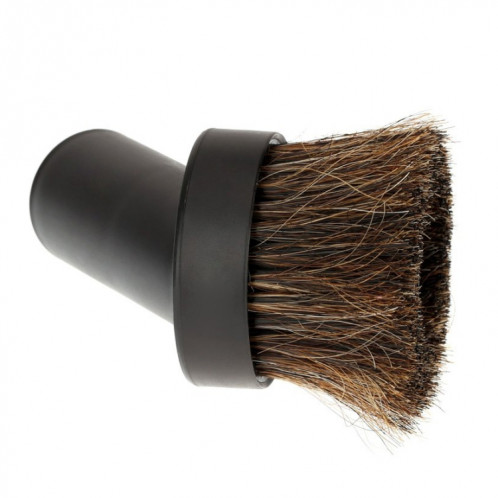 Tête de brosse pour aspirateur 32mm Usage domestique Mixte Cheval Poils Ovale Tête de nettoyage pour aspirateur Accessoires Outil (Noir) SH901A672-05