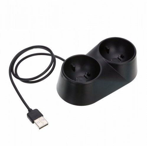Chargeur de contrôleur VR double support de station de charge de jeu Dock USB pour outil de déplacement PS4 PSVR SH2857553-05