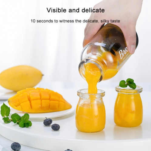 Presse-agrumes multifonctionnel rotatoire extracteur tasse Portable USB Charge Juicer Blender avec 6 lames (bleu) SH901C1977-013