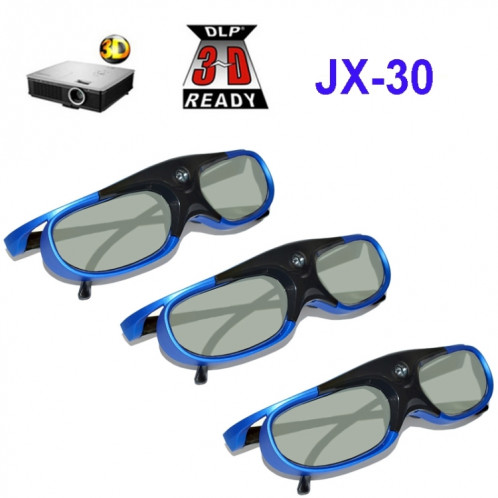 Les lunettes 3D Rechargeables à obturateur actif prennent en charge 96 HZ / 120 HZ / 144 HZ pour XGIMI Z4X Z5 H1 JmGo G1 G3 X1 BenQ Acer & DLP LINK projecteur SH401A1611-010