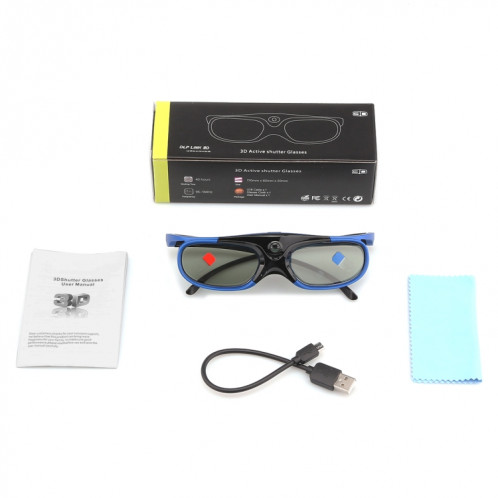 Lunettes universelles DLP à obturateur actif DLP 96-144Hz pour XGIMI Optoma Acer Viewsonic Home Theater Projector 3D TV SH94631345-06