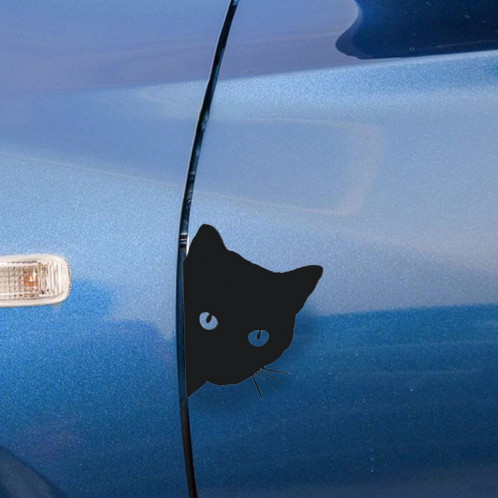 10 PCS CAT VISAGE PEERING autocollants autocollants de voiture de chat, taille: 12x15cm SH300125-04