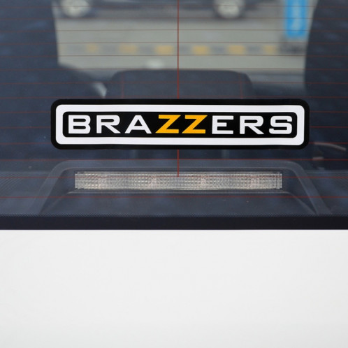 10 PCS BRAZZERS autocollants de voiture Taille: 4.9x22.5cm SH8452719-07