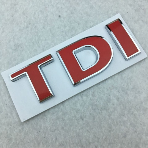 Autocollant de voiture DIY TDI 3D Badge Emblem Decal SH8655778-05