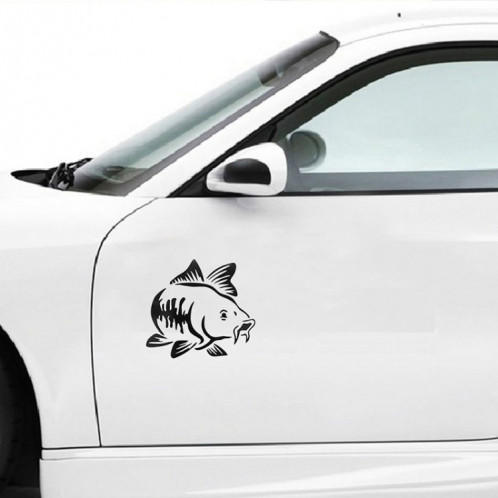 20 PCS Carp Fish Shape Window Autocollant De Voiture Réfléchissant Car Styling Décoration (Noir) SH701A146-05