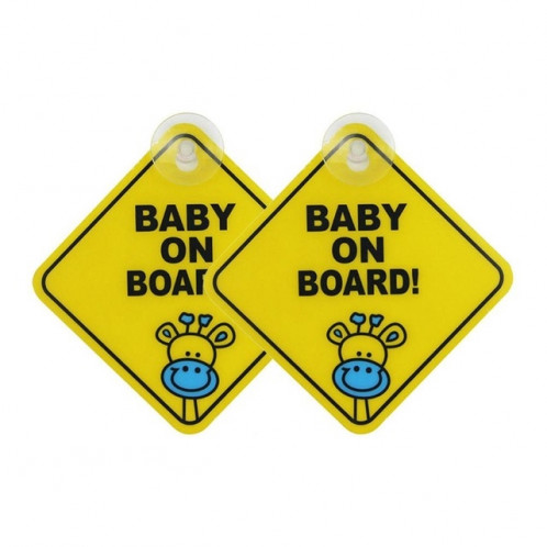 Autocollant de voiture de 20 PCS BÉBÉ À BORD Avertissement Signe Safty Vinyle Autocollant Style 1 SH7501629-04