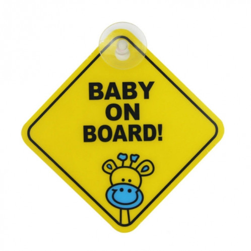 Autocollant de voiture de 20 PCS BÉBÉ À BORD Avertissement Signe Safty Vinyle Autocollant Style 1 SH7501629-04