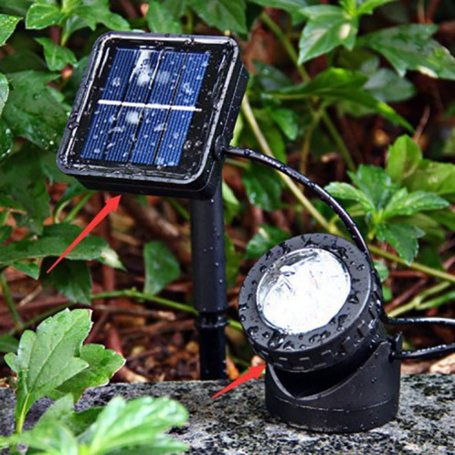 Projecteur solaire extérieur Piscine Jardin Éclairage Paysage Lumière solaire LED IP65 à double usage SH30001857-06