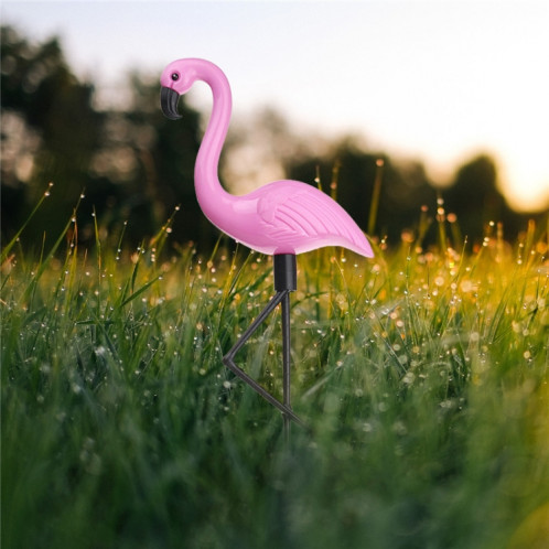 3 en 1 Étanche solaire Flamingo Lawn Light LED Garden Path Paysage Lumières Night Lamp SH39561761-06