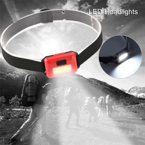 2 PCS Mini COB LED Lampe de camping lampe de poche réglable avec 3 modes (Blanc) SH301D666-07