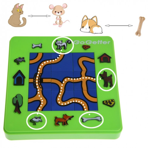 Go Getter chat et souris jouet conseil dessin animé puzzle labyrinthe Intelligence jeu cadeau SH7904932-06