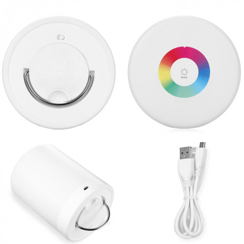 Lampe de gradateur à induction à commande tactile à LED Smart Dimmable RGB changement de couleur veilleuse de chevet rechargeable SH75871428-06