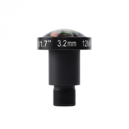 Waveshare WS1603212 pour objectif haute résolution Raspberry Pi M12, 12MP, champ de vision de 160 degrés, longueur focale de 3,2 mm, 23967 SW38151312-06
