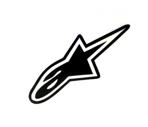 Décoration de voiture de moto d'autocollant de voiture de 10 PCS Alpine Star, taille: 18x7.6cm SH78561644-04