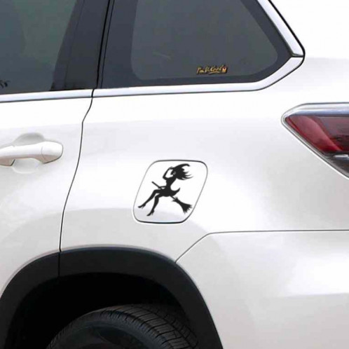 20 PCS Sexy Sorcière Autocollant De Voiture Stickers Vinyle Décor, Taille: 12.5x12cm (Argent) SH301B999-04