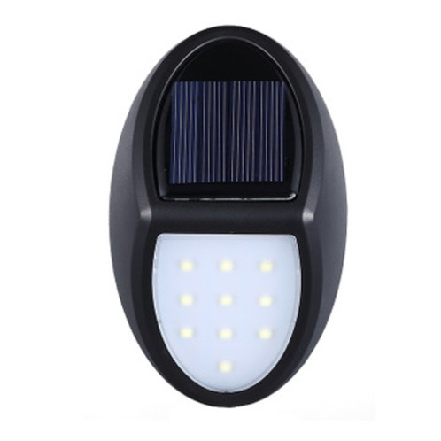 10 LED SMD 2835 IP65 à énergie solaire étanche Cour extérieure LED Applique murale SH4318301-06