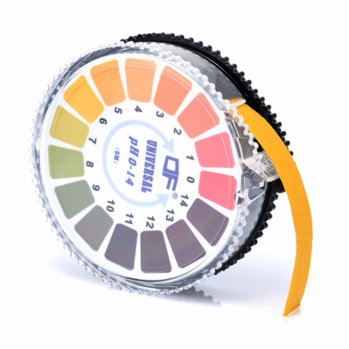 Papier indicateur d'acide alcalin de papier de Test de 5 mètres 0-14 PH pour les Kits d'analyse de mesure de test de tournesol de salive d'urine d'eau SH22931939-08