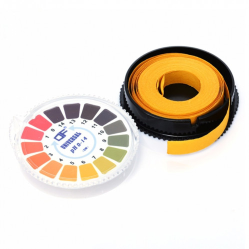 Papier indicateur d'acide alcalin de papier de Test de 5 mètres 0-14 PH pour les Kits d'analyse de mesure de test de tournesol de salive d'urine d'eau SH22931939-08