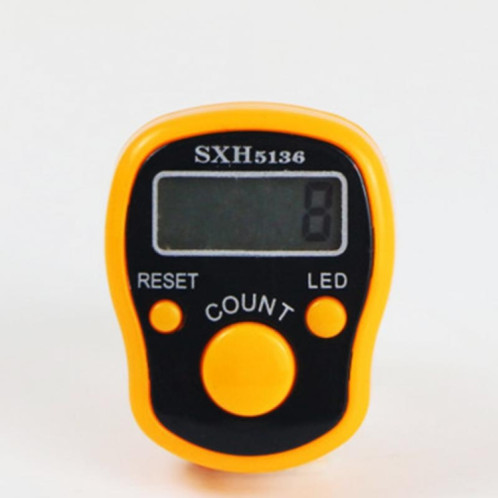Compteur numérique électronique portable manuellement manuellement compteur de doigt à écran LCD, couleur aléatoire SH501A1720-06
