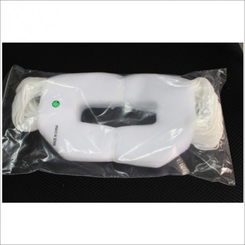 100 PCS masque de protection pour les yeux d'hygiène masque jetable blanc pour lunettes de réalité virtuelle SH0317118-05