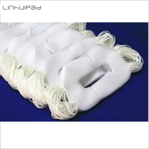 100 PCS masque de protection pour les yeux d'hygiène masque jetable blanc pour lunettes de réalité virtuelle SH0317118-05