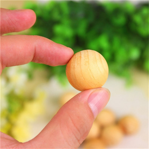 50 pièces / 10 ensemble en bois anti-moisissure anti-mites répulsif anti-insectes boules de camphre naturel boules en bois SH23341018-05