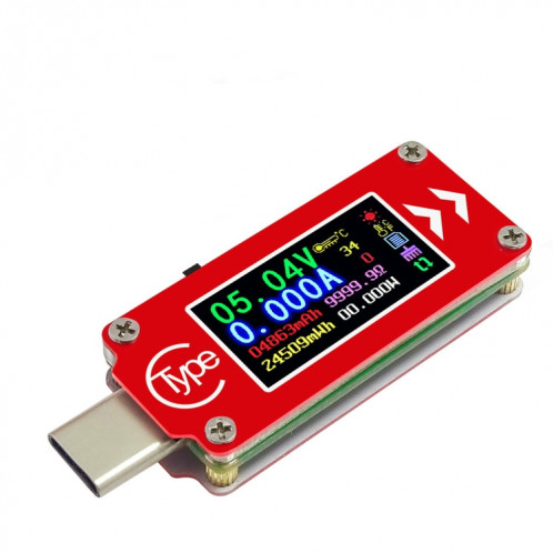 TC64 couleur Ccreen PD charge rapide de détection de type C Tension compteur Testeur de courant SH54481073-016