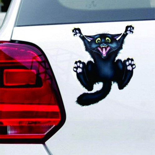 5 autocollants de chat noir modèle Halloween autocollant de voiture décor SH8224775-02