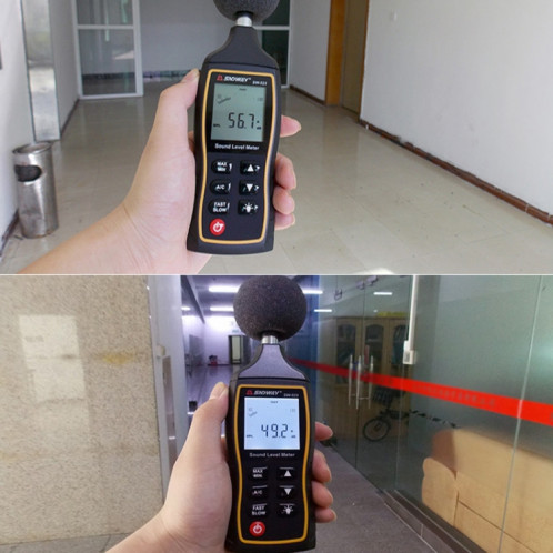 Compteur de décibels de bruit de haute précision SNDWAY, modèle: SW523 SS06011110-09