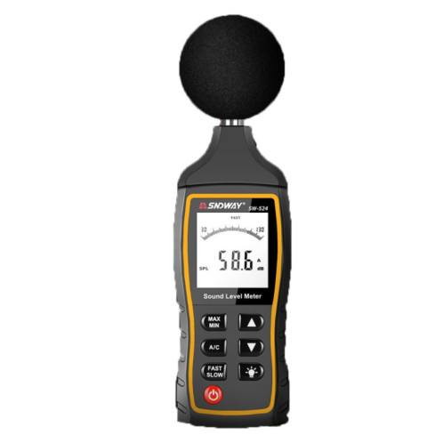 Compteur de décibels de bruit de haute précision SNDWAY, modèle: SW524 (stockage + communication USB) SS06021250-09