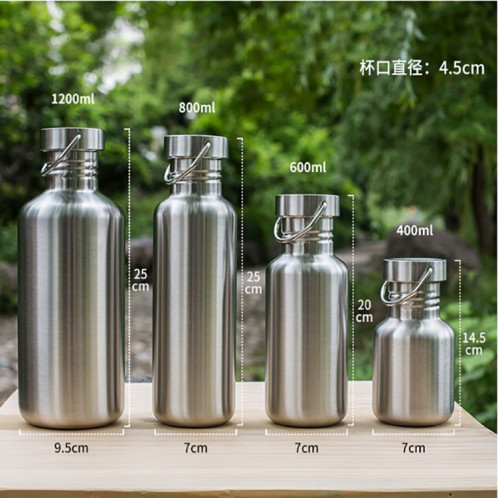 2 pcs en acier inoxydable bouteille d'eau botte anti-fuite de bosses de jar pour vélo camping randonnée voyage en plein air, capacité: 750ml SH5003609-09