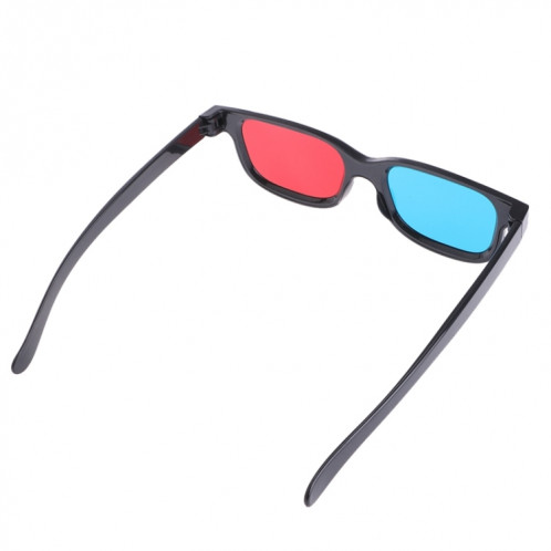 10 pièces lunettes 3D cadre noir universel rouge bleu cyan anaglyphe 3D lunettes 0.2mm pour DVD de jeu de film SH3373767-06