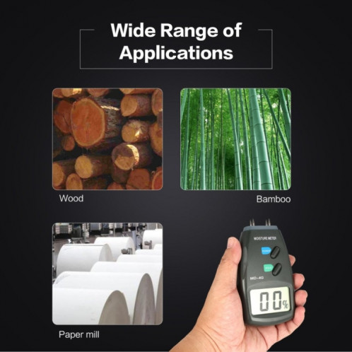 MD-4G 4 broches humidimètre en bois Digital LCD sol humidimètres à grain SM2548317-06