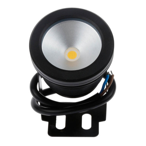 Projecteur sous-marin de fontaine de piscine 10W Projecteur sous-marin de réservoir de poissons programmé DC 12V (lumière blanche chaude) SH501A1103-07