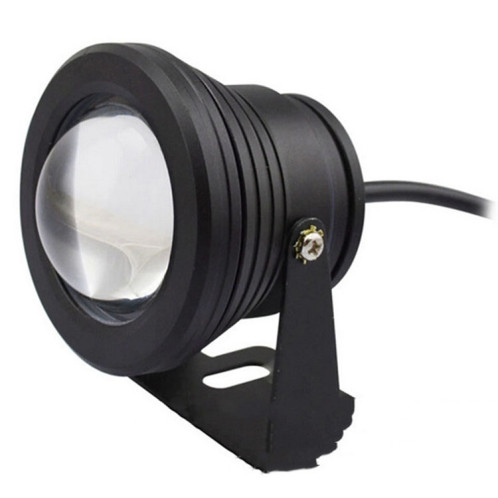 Projecteur sous-marin de fontaine de piscine 10W Projecteur sous-marin de réservoir de poissons programmé DC 12V (lumière blanche chaude) SH501A1103-07