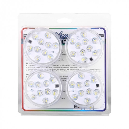 Lampe submersible sous-marine légère de lumière d'aquarium de bouton de plongée de RVB SH79751075-08