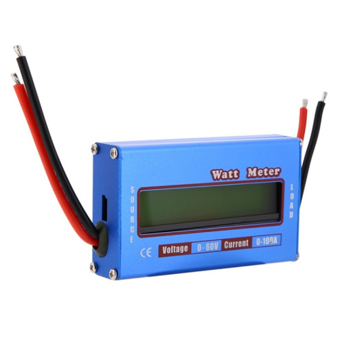 Modèle d'avion 0-100A 0-60V Wattmètre de haute précision à courant continu 50A SH96941857-07