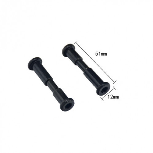 5 pièces pour Xiaomi Mijia M365 Scooter électrique plier partie vis de verrouillage hexagonale intérieure (noir) SH901A592-07