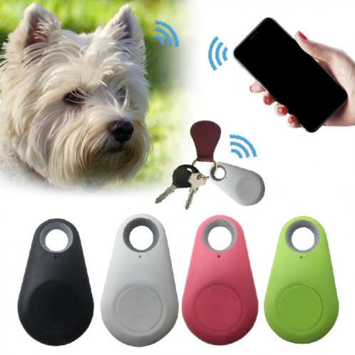 2 PCS Animaux Mini Smart Tracker GPS Avec Batterie Anti-Perte Étanche Bluetooth Traceur Clés Sac Portefeuille Enfants Trackers Finder Équipements (Blanc) SH901A558-06