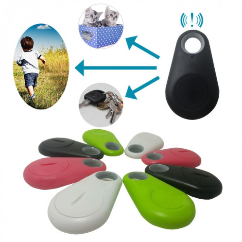 2 PCS Animaux Mini Smart Tracker GPS Avec Batterie Anti-Perte Étanche Bluetooth Traceur Clés Sac Portefeuille Enfants Trackers Finder Équipements (Blanc) SH901A558-06