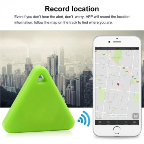 Pet Child Wallet Alarm Key Finder Mini Tag Smart Tracker Bluetooth GPS Locator Alarm Auto Car Pets Kids Moto Trackers (Light Green) SH601C1637-08