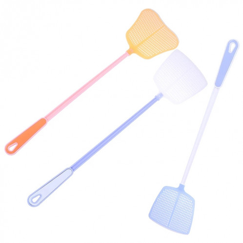 Tapette à mouches en plastique à Long manche pour la maison, tapette à moustiques, livraison de couleurs aléatoires SH78431310-07