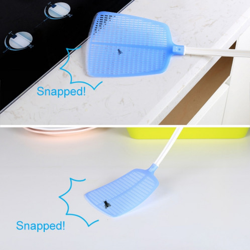 Tapette à mouches en plastique à Long manche pour la maison, tapette à moustiques, livraison de couleurs aléatoires SH78431310-07