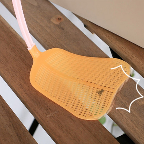 Tapette à mouches en plastique à Long manche pour la maison, tapette à moustiques, livraison de couleurs aléatoires SH78431310-07