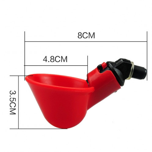 Buveur de volaille de bol à boire de type d'exportation d'équipement de 10 PCS (arrosage au toucher) SH92091682-06