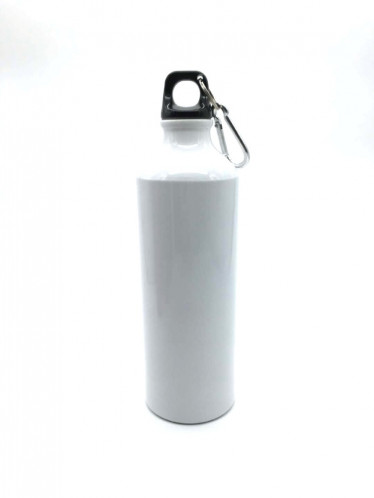 Bouteille d'eau de sports de plein air en aluminium Bouteille d'eau portative pour alpinisme, capacité: 500 ml (blanc) SH602C1569-05