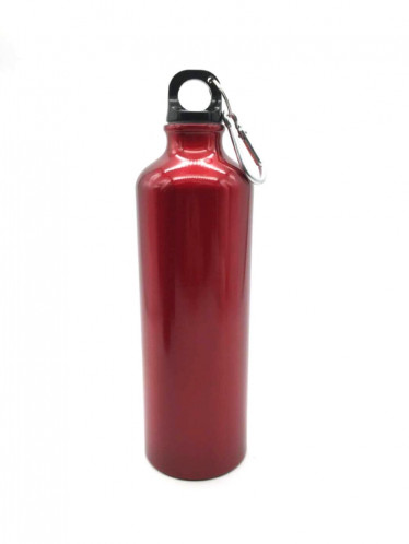 Bouteille d'eau pour sports de plein air en aluminium Bouteille d'eau portative pour alpinisme, capacité: 750 ml (rouge) SH604B1589-05